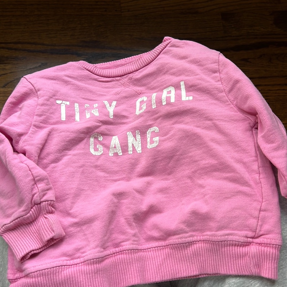 Jean + June tiny girl gang sweatshirt